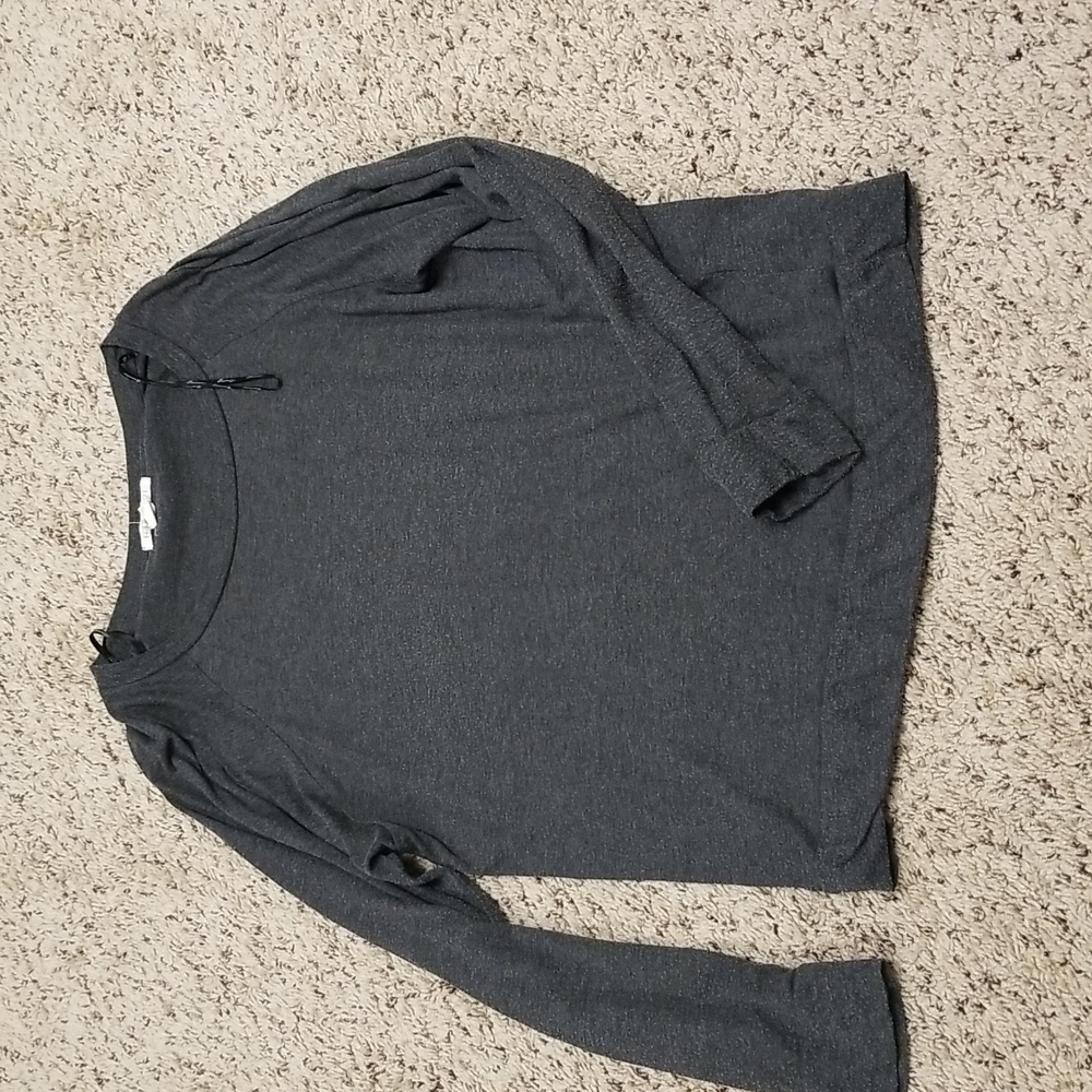 Grey long sleeve.